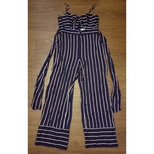 Bardot Navy Blue Jumpsuit NWT Size 10 Large L